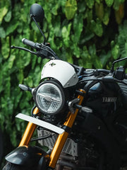 YAMAHA XSR 155 AERO SHORT VISOR BLK SILVER