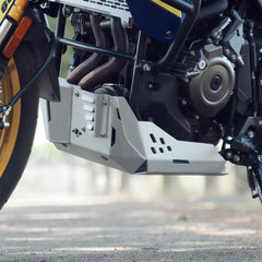 Suzuki V Strom 800DE Vambrace Bash Plate Silver