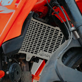 KTM 390 Enduro R Vector Radiator Grill Silver