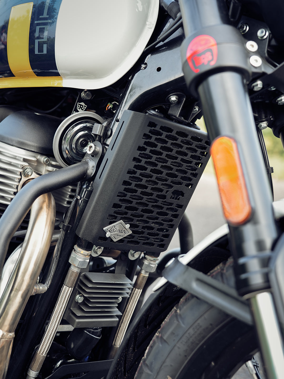 RE Bear 650 Ventus Radiator Grill Mild Steel