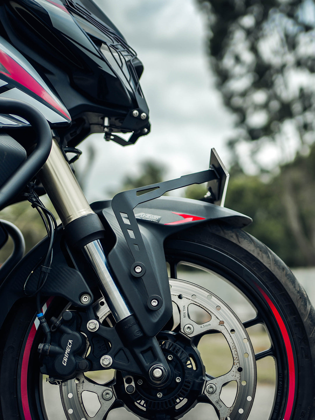 Bajaj Pulsar NS400Z Brooch Number Plate Holder