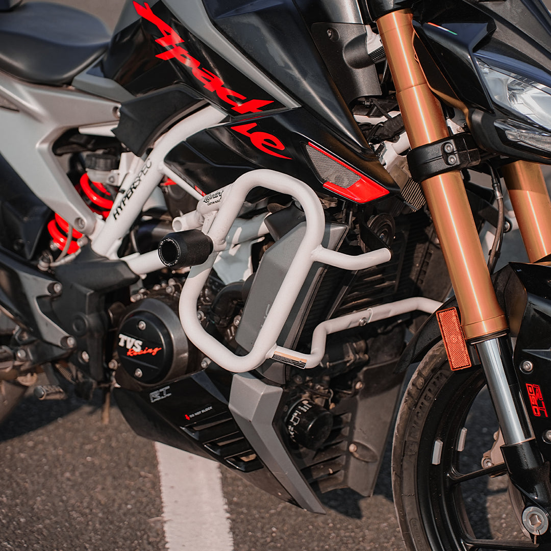 Apache RTR310 Thanos Crash Guard With Slider white