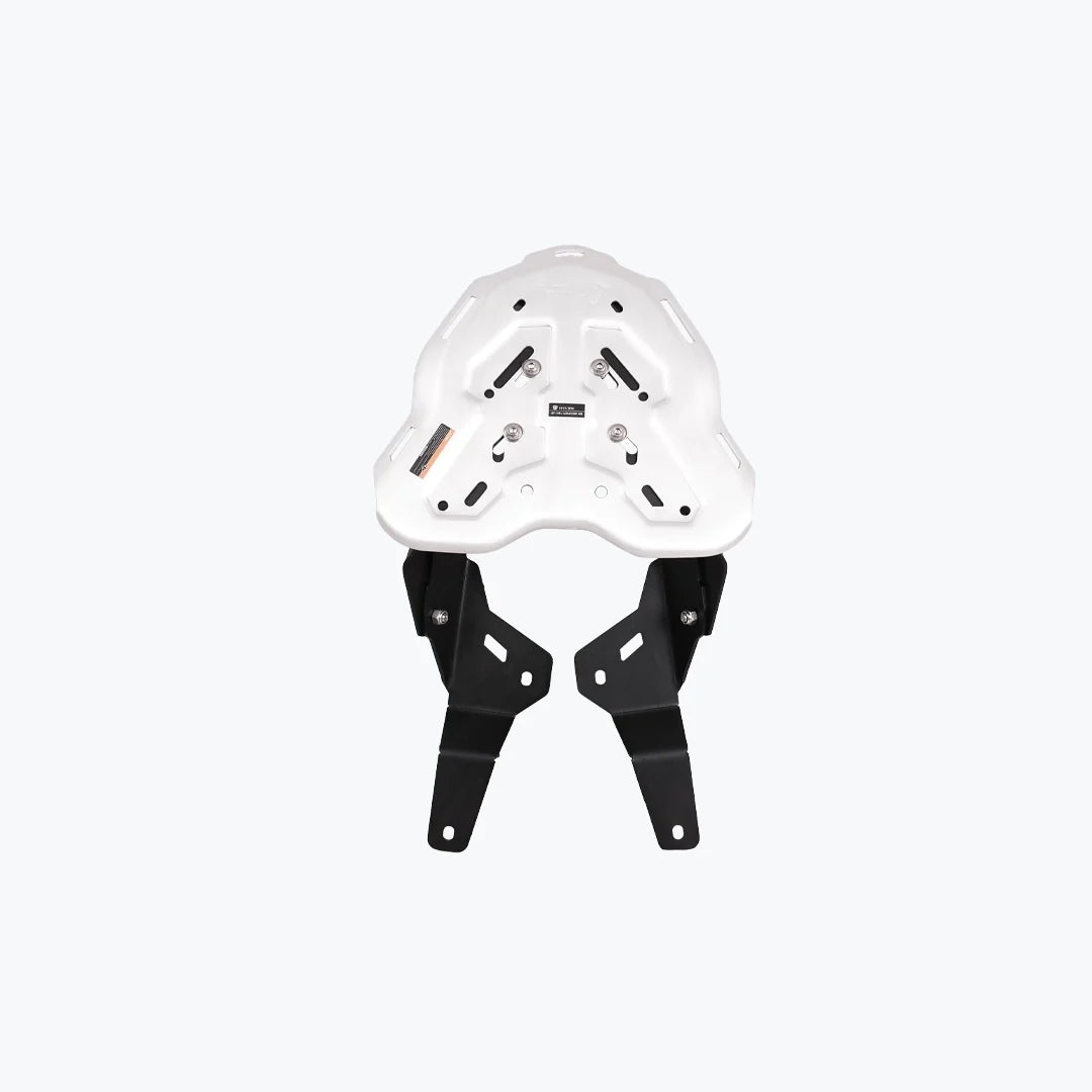 TVS APACHE RTX 300 GENESIS CARRIER SILVER-CLAMP MOUNT FOR GRAB RAIL VARIANTS