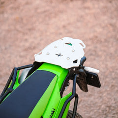 KAWASAKI KLX 230 HAULIER LUGGAGE CARRIER WITH SILVER PLATE