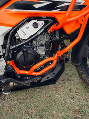 KTM Adventure 390 (2025 model)/ 250 ADV/390 ADV R/390 ADV X+/390 ADV S 2025 RAPTOR CRASHGUARD ORANGE