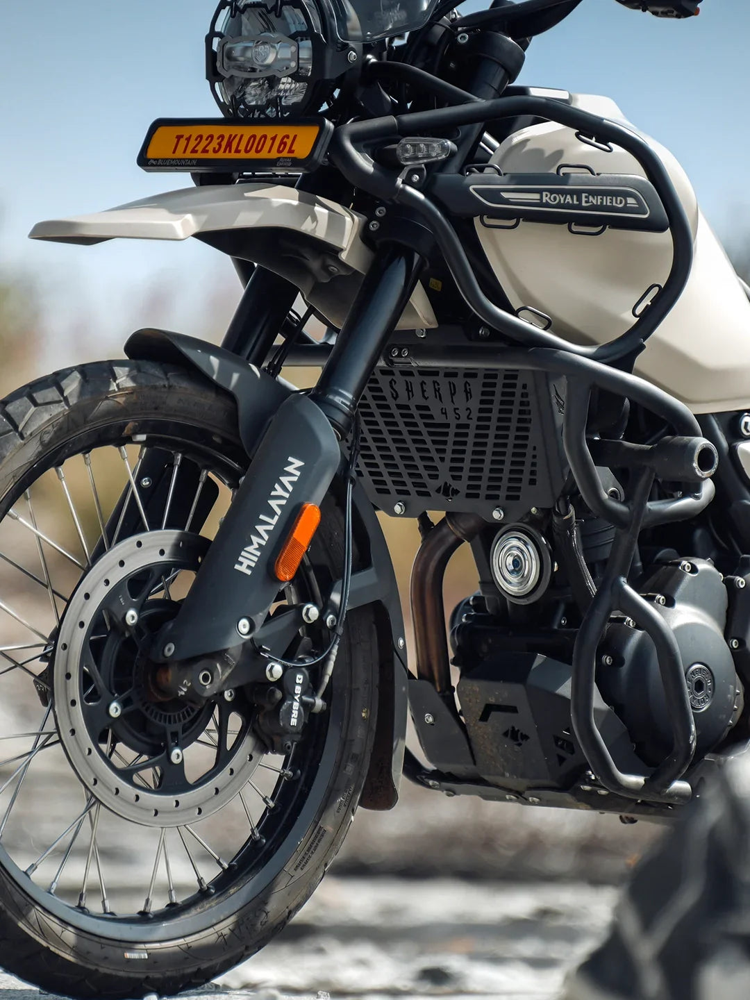 Himalayan 450 Sherpa Radiator Grill Mild Steel