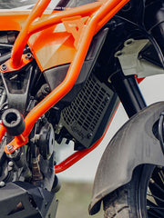 KTM Adventure 390 (2025 model)/ 250 ADV/390 ADV R/390 ADV X+/390 ADV S 2025 VECTOR RADIATOR GRILL BLACK