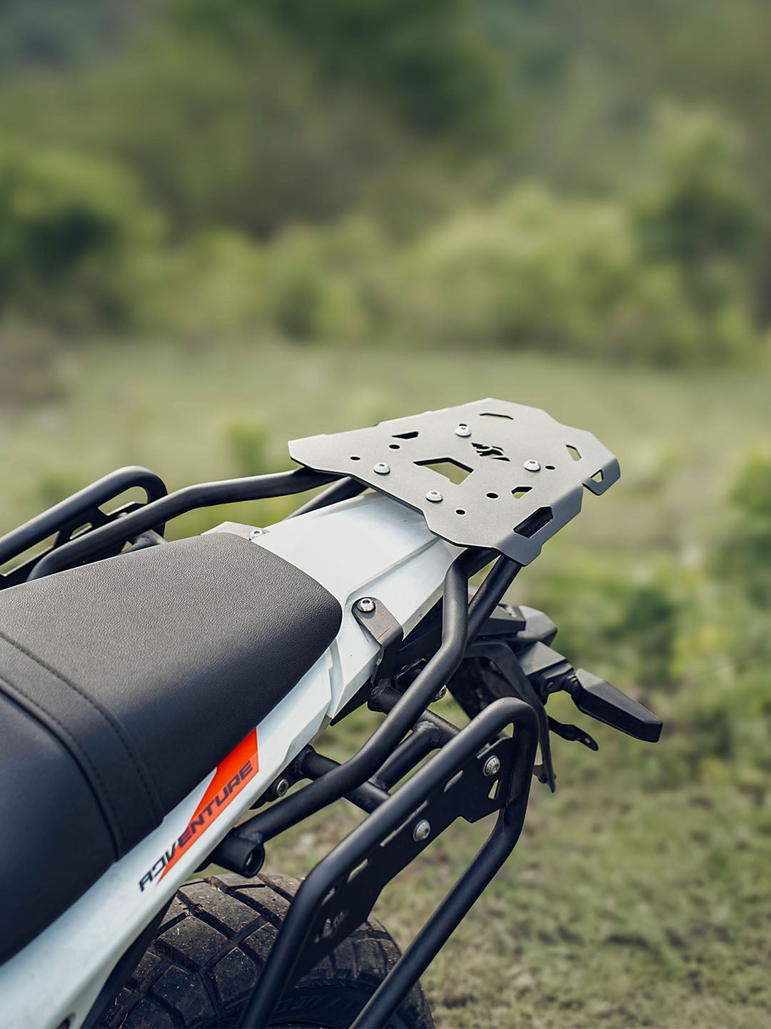 KTM Adventure 390 (2025 Model)/ 250 ADV/390 ADV R/390 ADV X+/390 ADV S 2025 GOPHER LUGGUAGE CARRIER BLACK