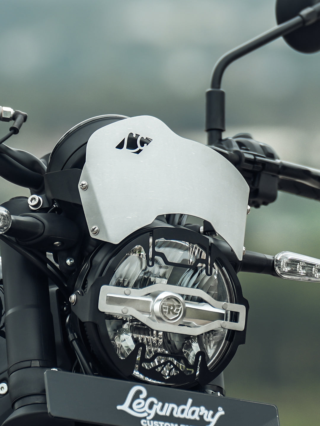 RE Guerrilla 450 Cosmic Headlight Grill