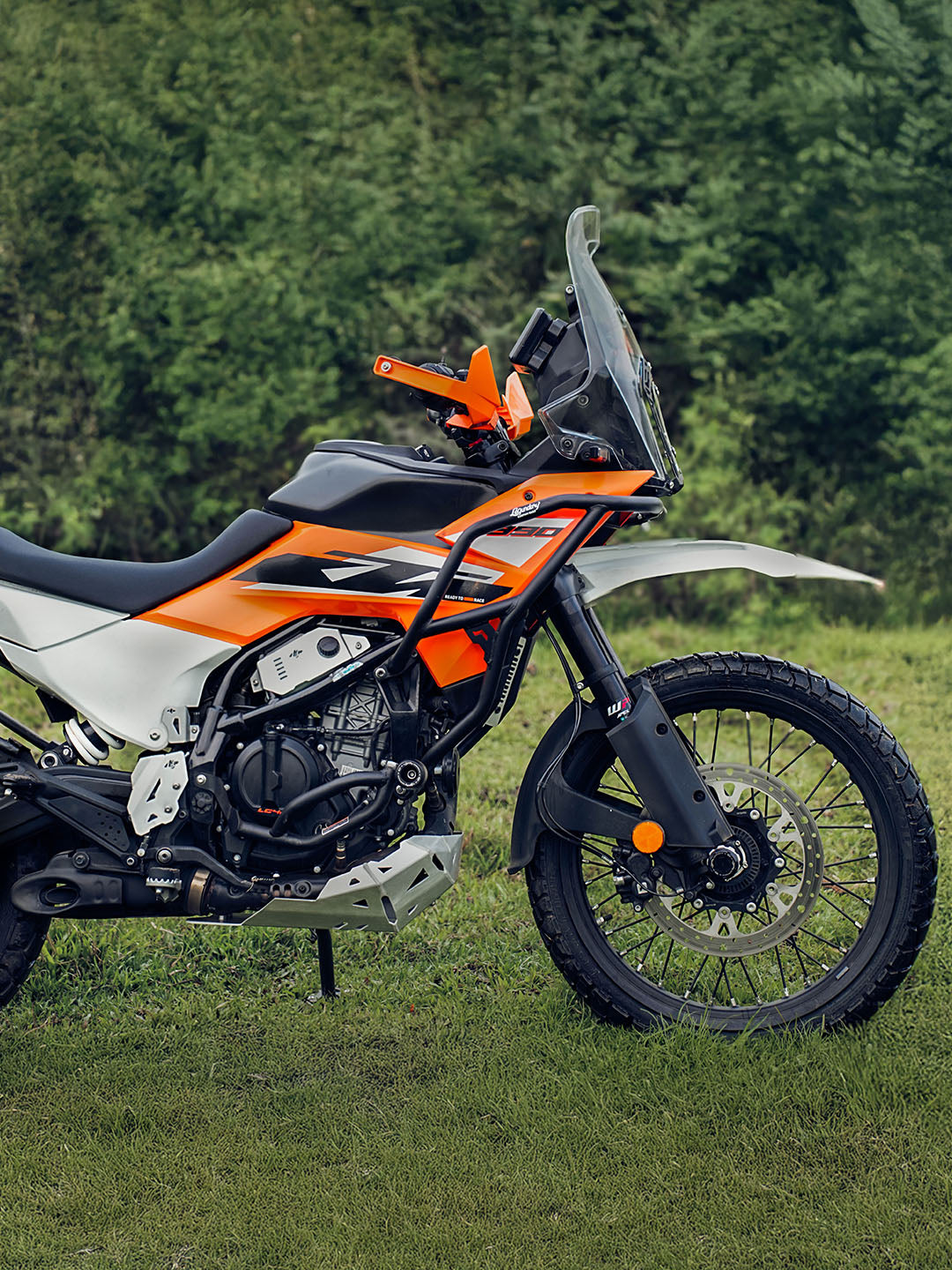 KTM Adventure 390 (2025 model)/ KTM 250 ADV/390 ADV R/390 ADV X+/390 ADV S 2025 RAPTOR CRASHGUARD BLACK