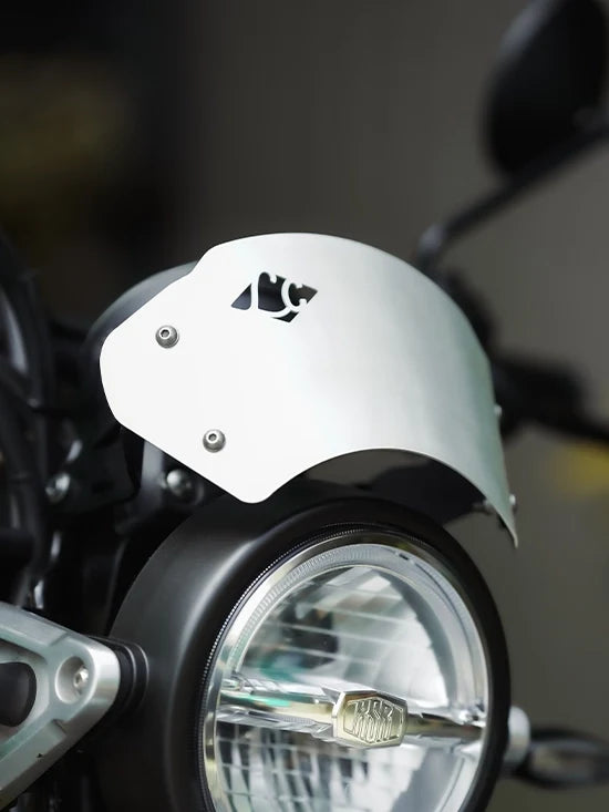 YAMAHA XSR 155 AERO SHORT VISOR BLK SILVER