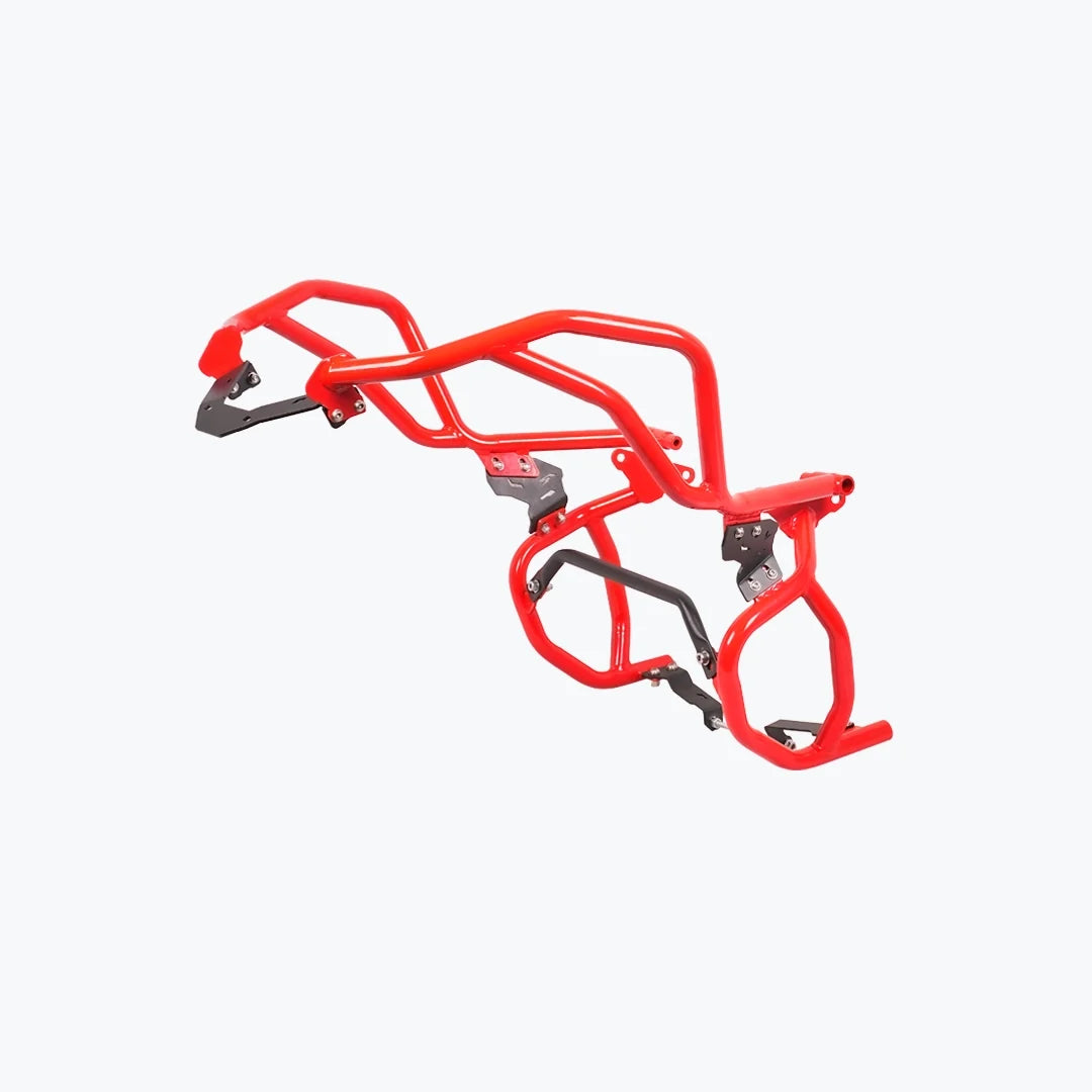 TVS APACHE RTX 300 RAPTOR CRASH GUARD UPPER & LOWER SET RED