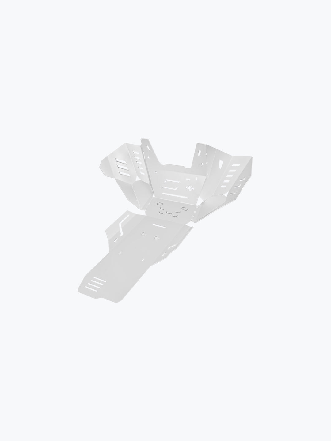 KTM ADV 890 Vambrace Bash Plate Silver