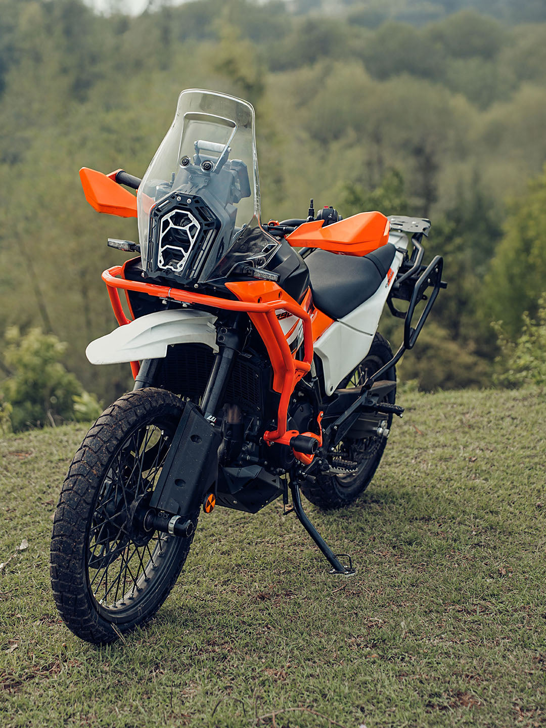 KTM Adventure 390 (2025 model)/ 250 ADV/390 ADV R/390 ADV X+/390 ADV S 2025 RAPTOR CRASHGUARD ORANGE