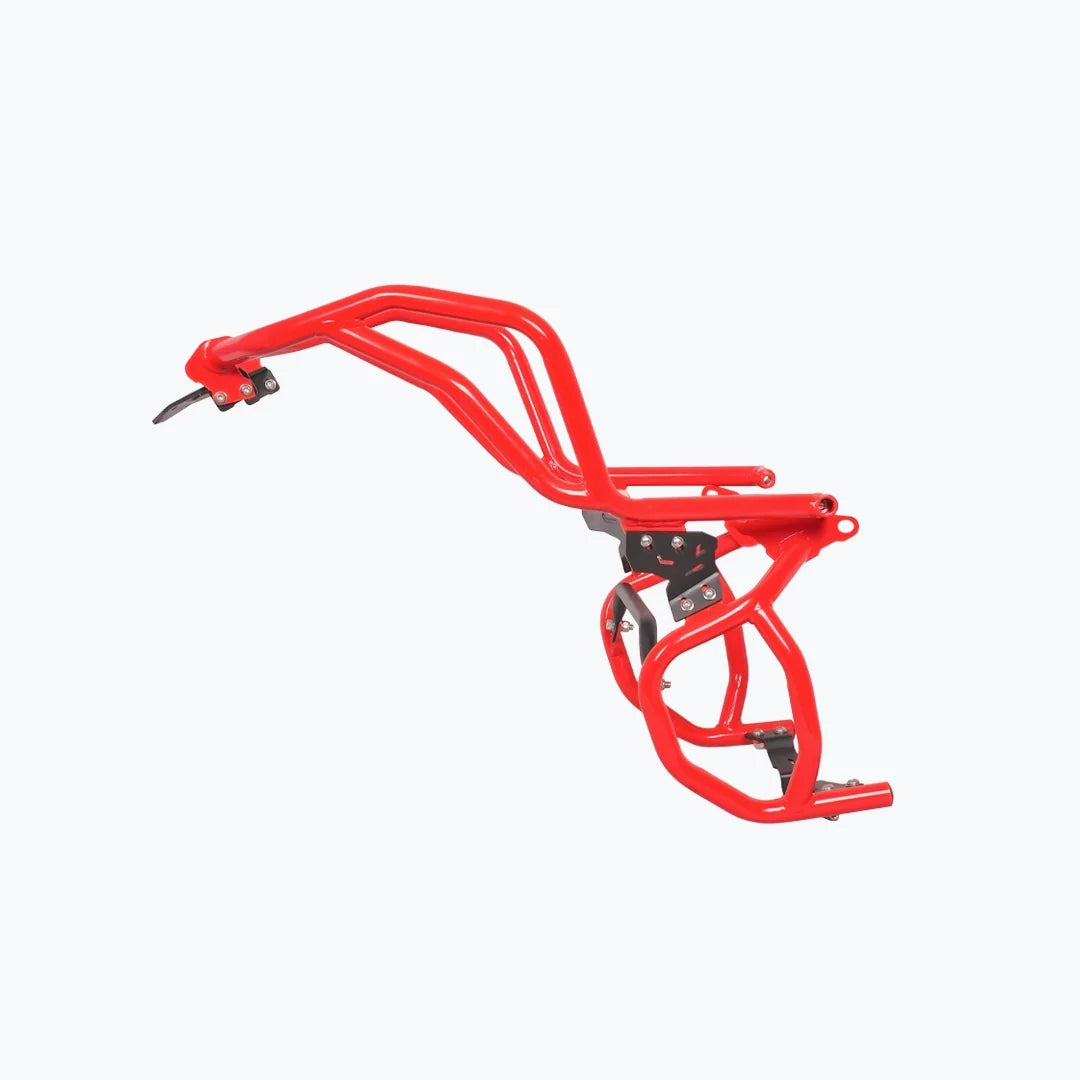 TVS APACHE RTX 300 RAPTOR CRASH GUARD UPPER & LOWER SET RED