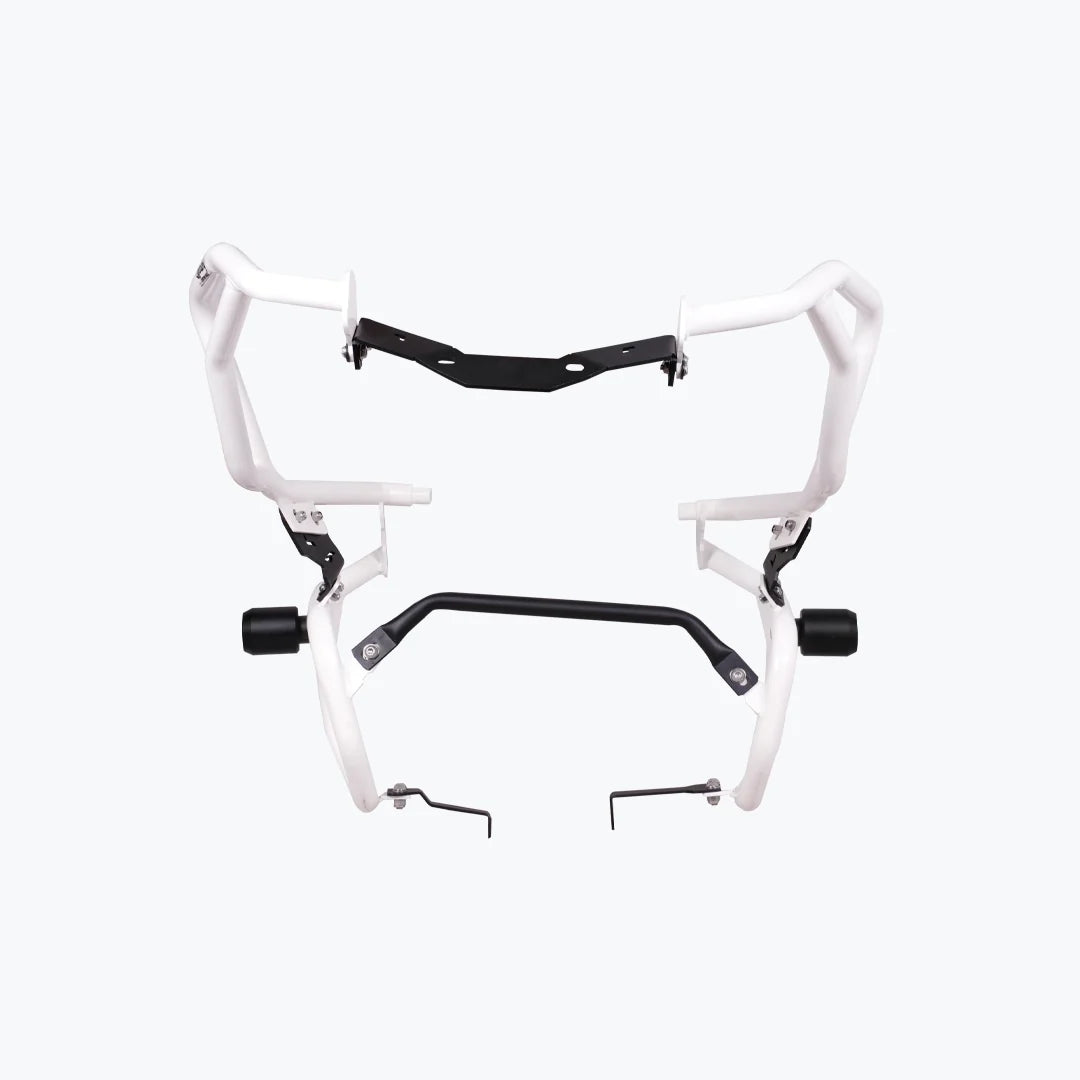 APACHE RTX 300 RAPTOR CRASHGUARD UPPER & LOWER (WITH SLIDER) RED | BLACK | WHITE