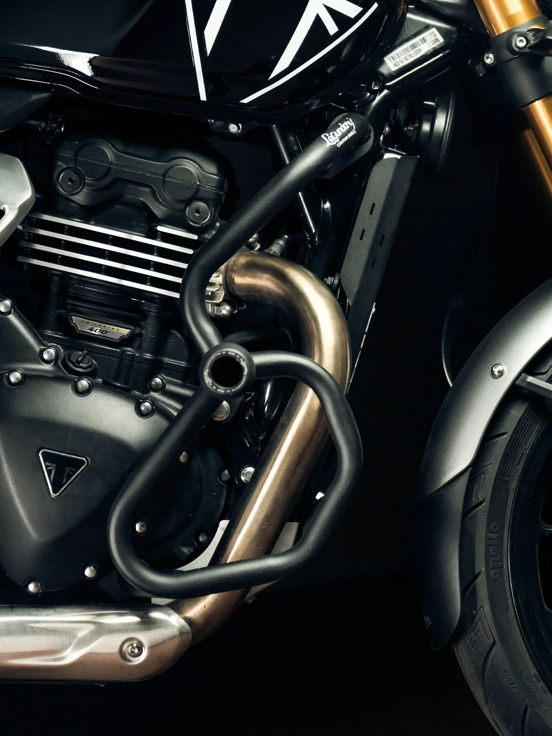 Triumph Speed 400 Thanos Crash guard With Slider