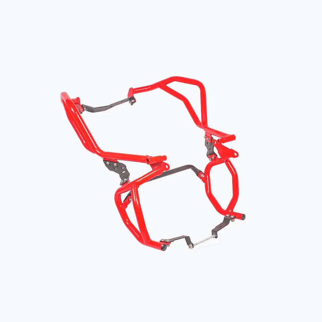 TVS APACHE RTX 300 RAPTOR CRASH GUARD UPPER & LOWER SET RED