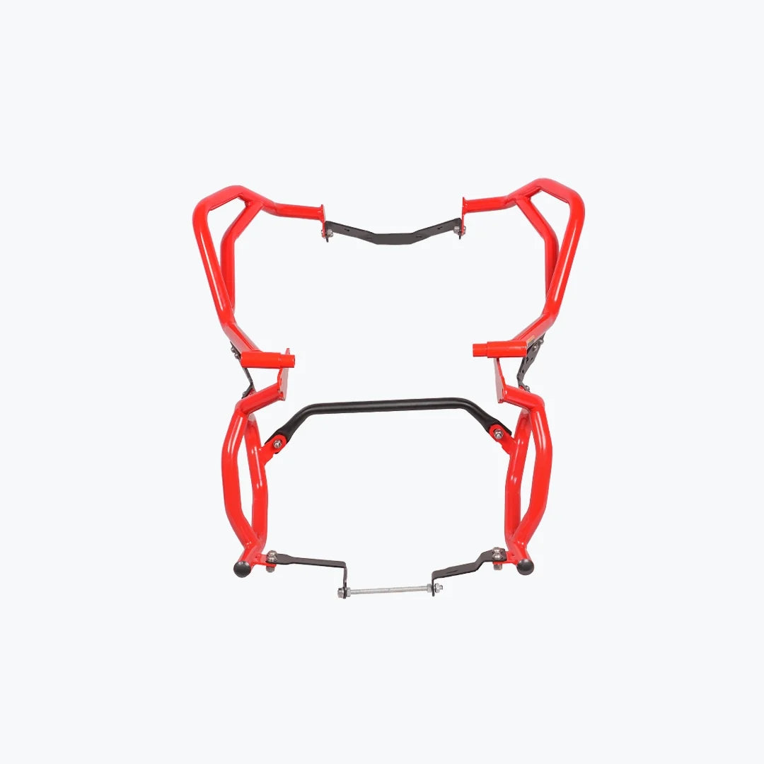 TVS APACHE RTX 300 RAPTOR CRASH GUARD UPPER & LOWER SET RED