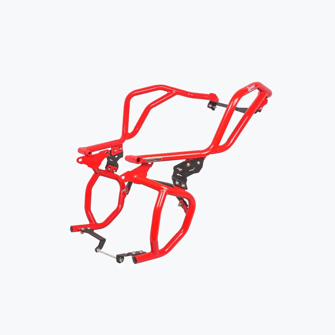 TVS APACHE RTX 300 RAPTOR CRASH GUARD UPPER & LOWER SET RED