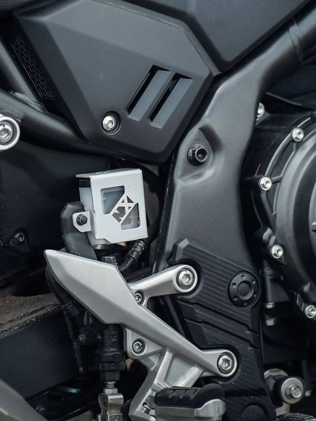 Honda NX500 Spyro Rear Oil Cap Aluminium