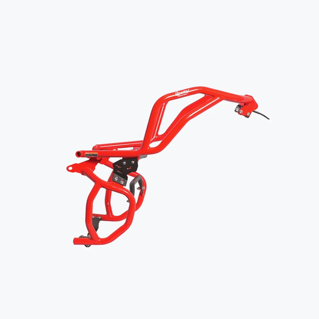 TVS APACHE RTX 300 RAPTOR CRASH GUARD UPPER & LOWER SET RED