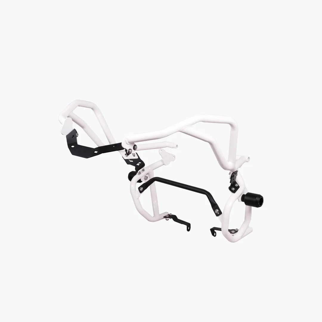 APACHE RTX 300 RAPTOR CRASHGUARD UPPER & LOWER (WITH SLIDER) RED | BLACK | WHITE