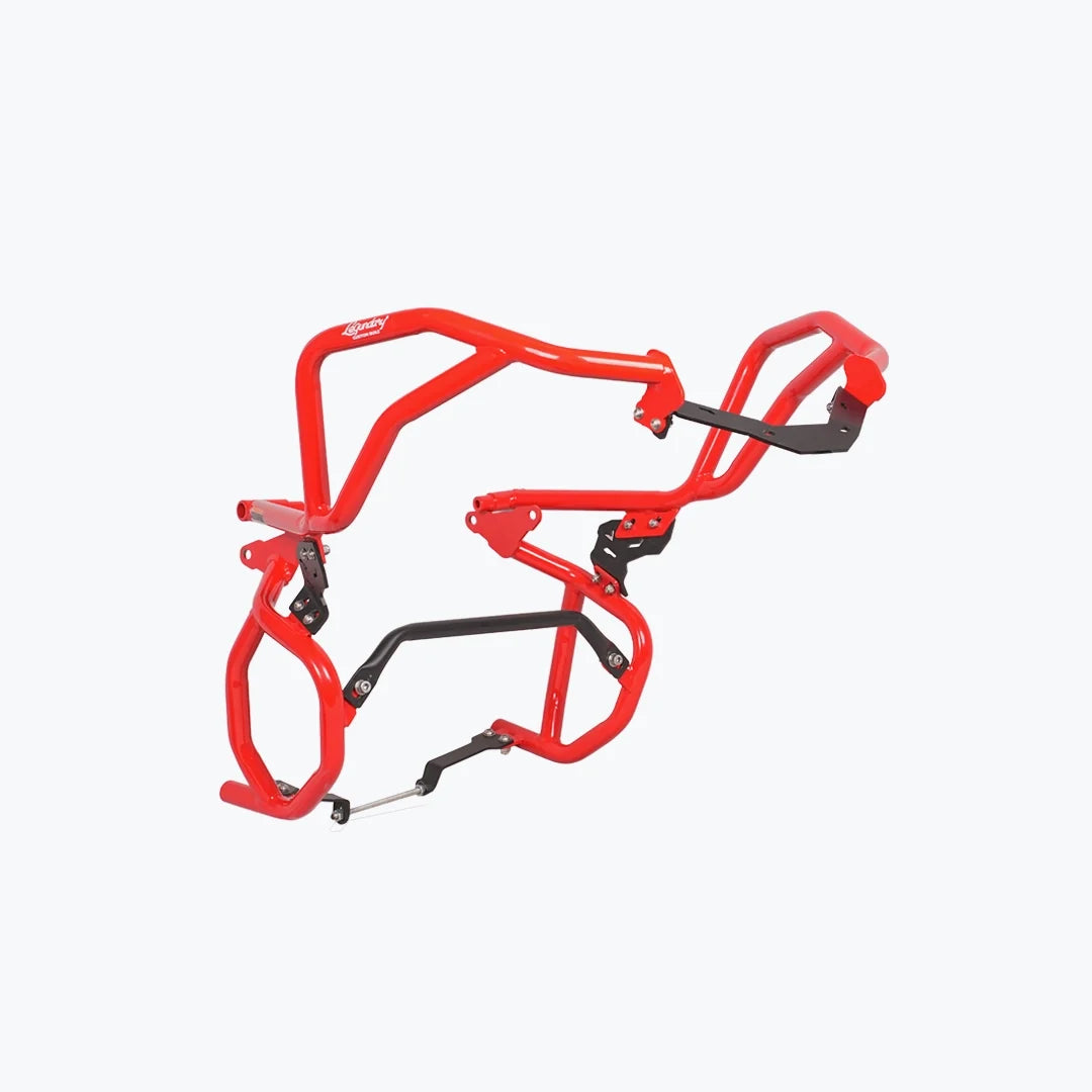 TVS APACHE RTX 300 RAPTOR CRASH GUARD UPPER & LOWER SET RED