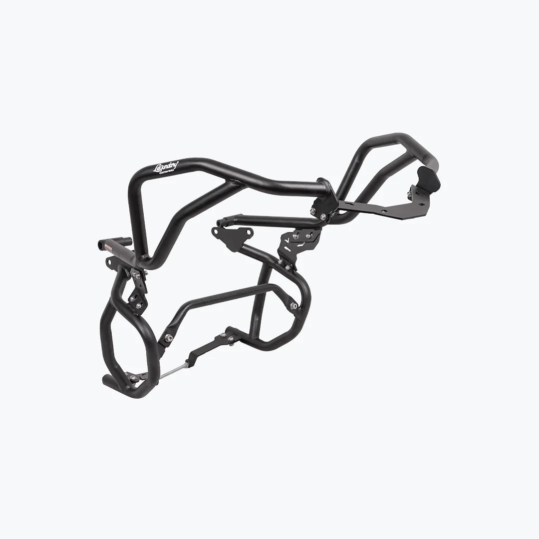 TVS APACHE RTX 300 RAPTOR CRASH GUARD UPPER & LOWER SET BLACK