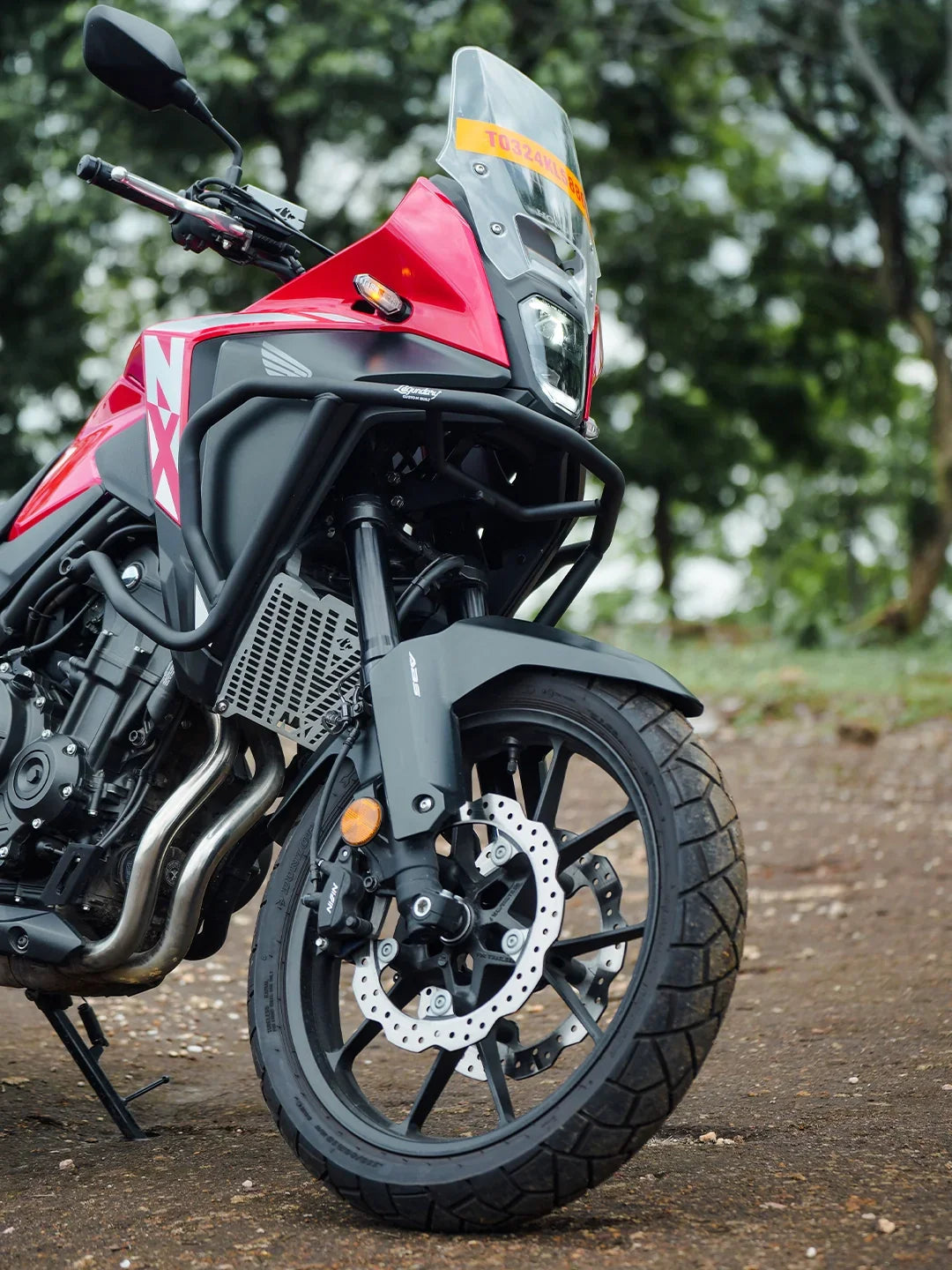 Honda NX500 Vector Radiator Grill Aluminium