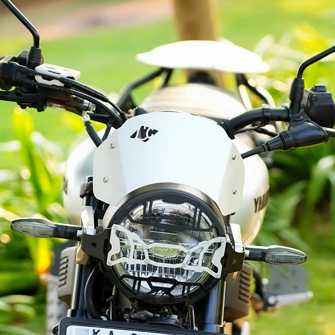YAMAHA XSR 155 ZEPHYR VISOR BLK SILVER