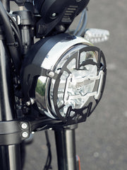 RE Bear 650 Mig Headlight Grill With Number Plate