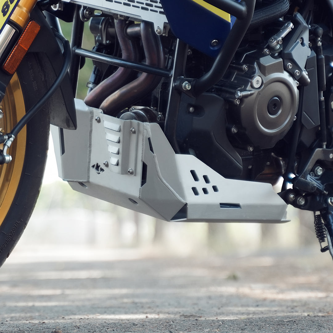 Suzuki V Strom 800DE Vambrace Bash Plate Silver