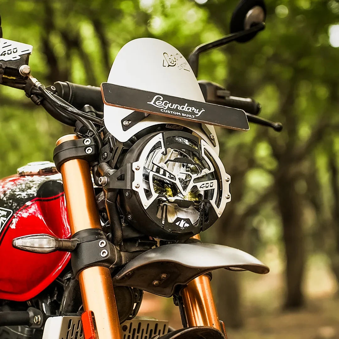 Triumph Scrambler 400 x Cosmic Headlight Grill