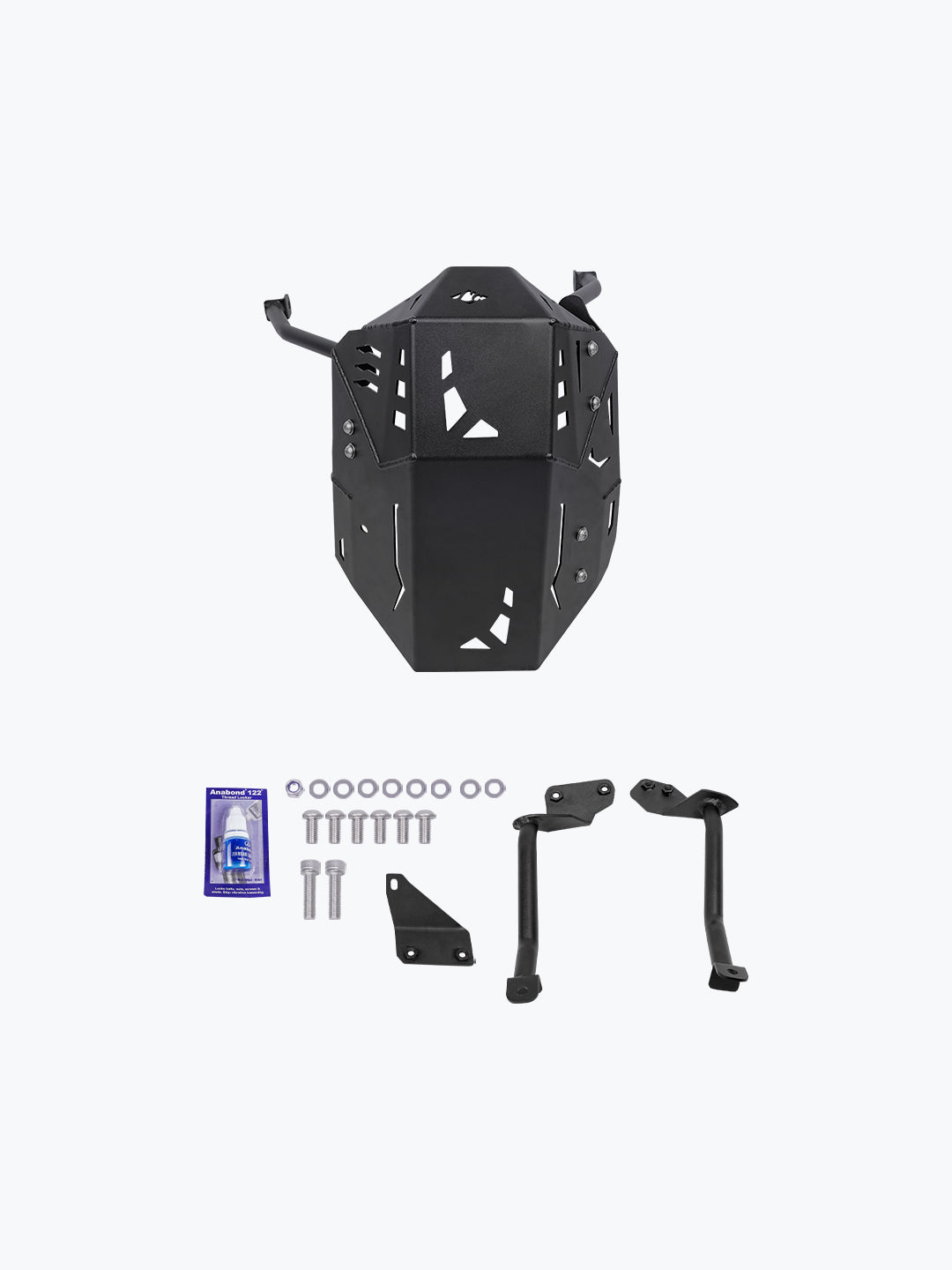Kawasaki Versys 650 Vambrace Bash Plate Black