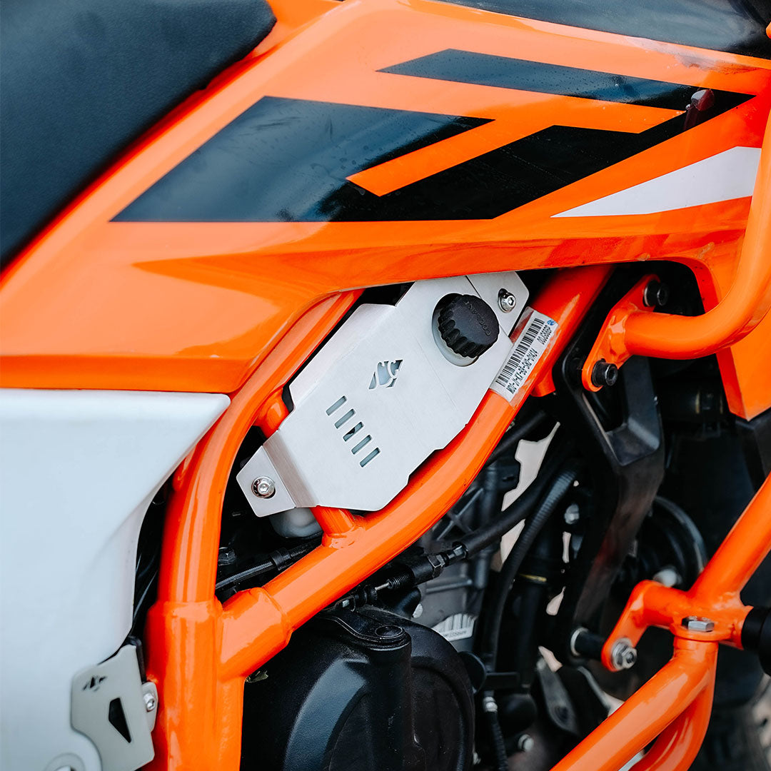 KTM 390 Enduro R Custos Coolant Cap Silver