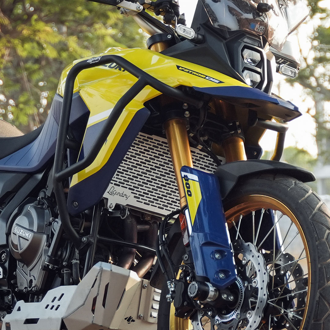 Suzuki V Strom 800DE Vector Radiator Grill Silver