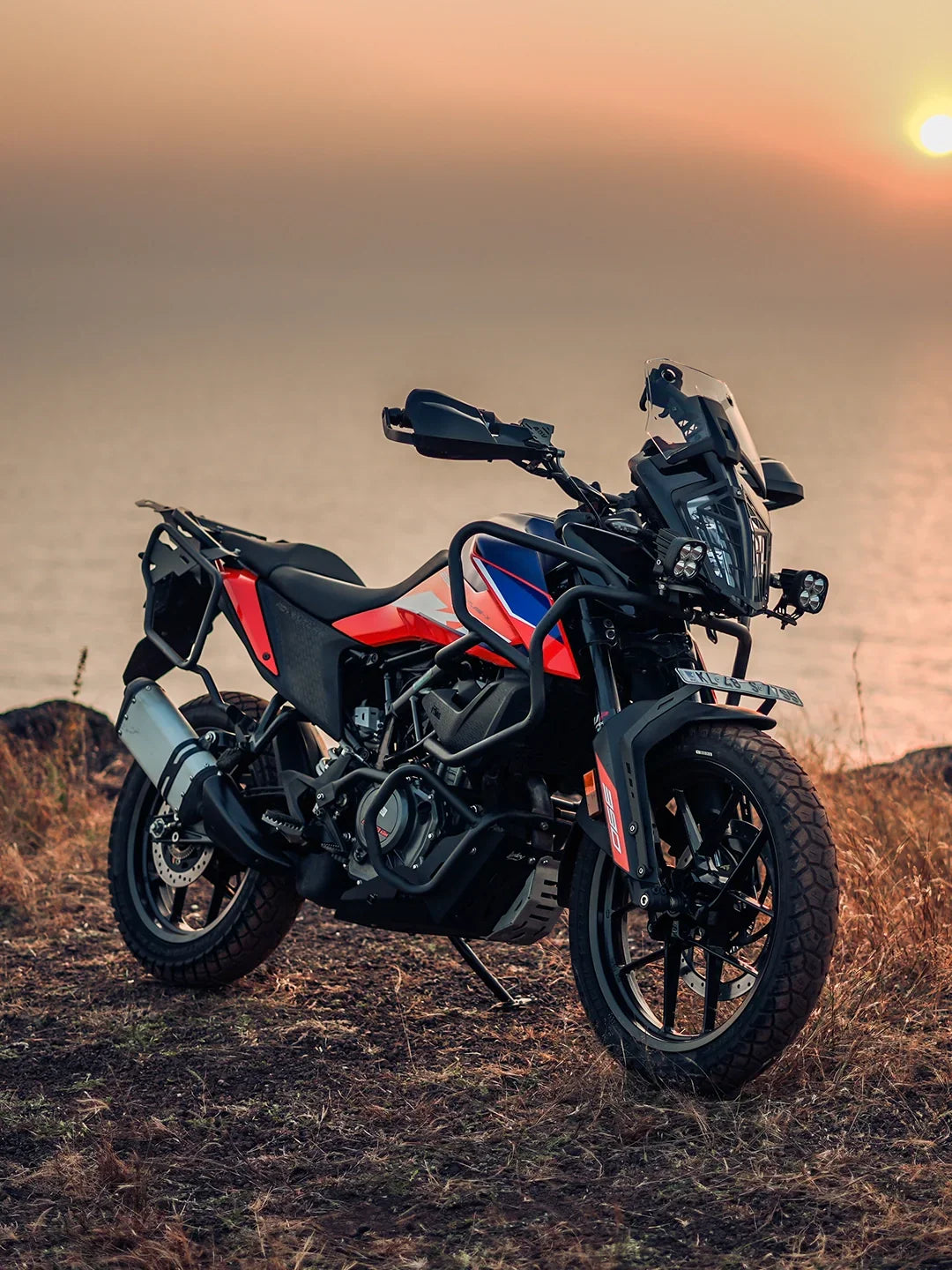 ADV390 Raptor Upper Crash Guard Black