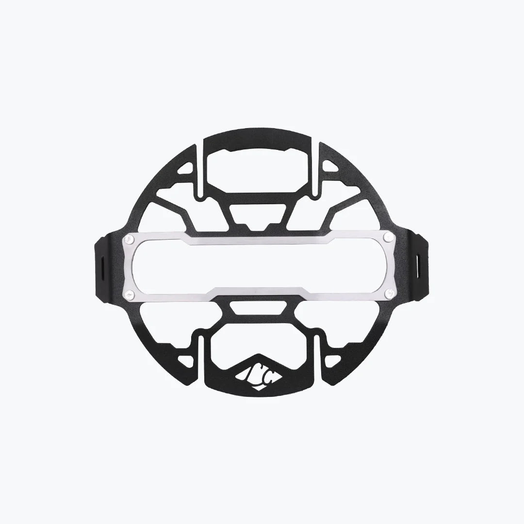 SCRAM 440 COSMIC HEADLIGHT GRILL BLACK & SILVER