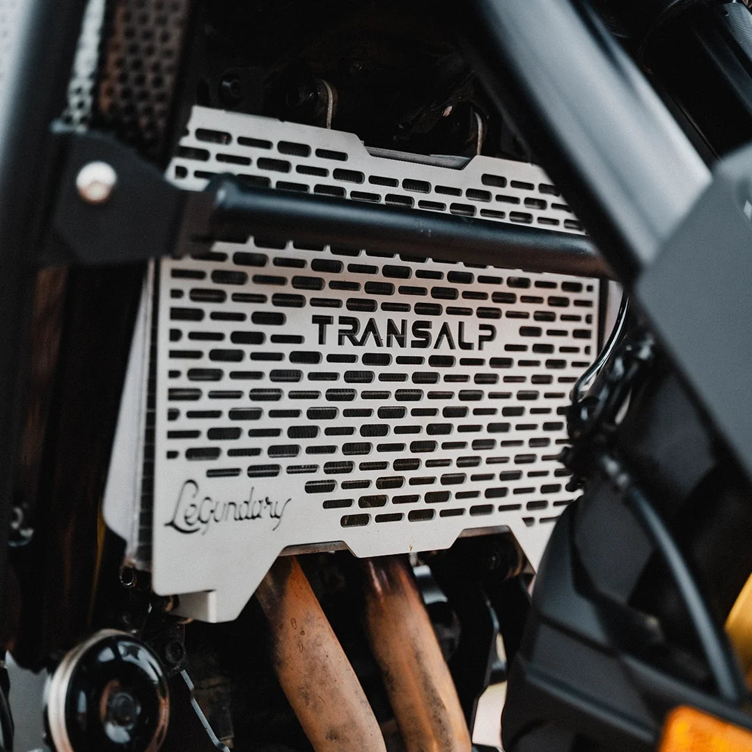 HONDA TRANSALP 750 VECTOR RADIATOR GRILL SILVER